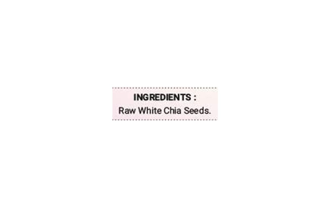 True Elements White Chia Raw Seeds    Pack  500 grams